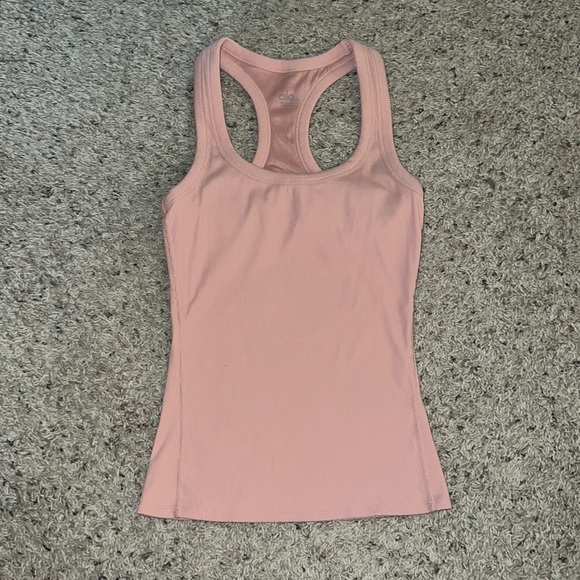 ALO Yoga Tops Alo Yoga Ribbed Tank With Shelf Bra For Removable